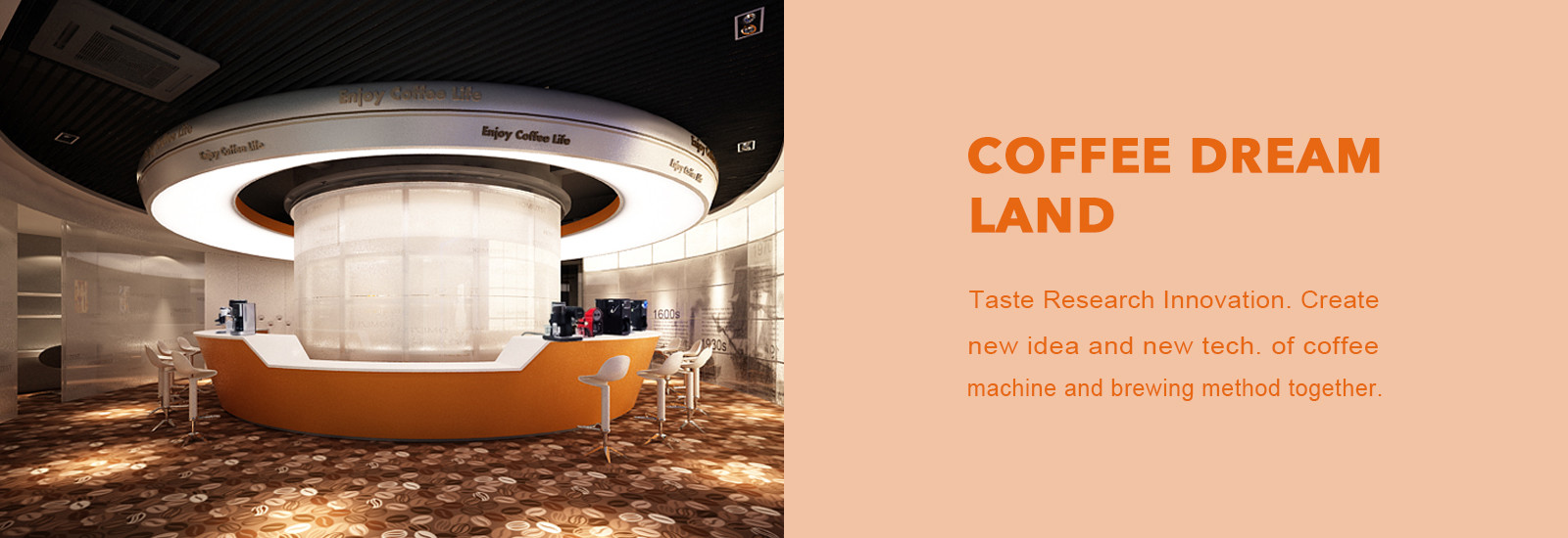 คุณภาพ เทลงบนเครื่องชงกาแฟ โรงงาน