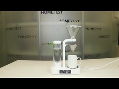 Homezest CM-602 กาต้มน้ำแก้วไฟฟ้าตั้งเวลาหยดน้ำเย็นเครื่องชงกาแฟ Smart Alarm Coffee Machine